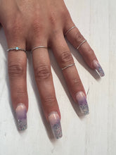 Load image into Gallery viewer, Hammered Stacking ring: 14k Gold Fill or Sterling silver