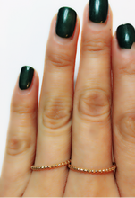 Load image into Gallery viewer, Gorgeous and will not tarnish, turn colors, or cause skin irritation. 14k gold Fill is the closest you can get to pure gold without paying the price of solid gold. Gold plated means it will tarnish and fade very fast. This is not gold plated. 14K Gold Fill! Beautiful ring and wonderful for stacking. available in size 5, 6, 7, 8, 9