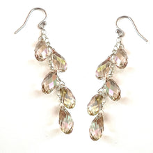 Load image into Gallery viewer, Swarovski Crystal droplet earrings