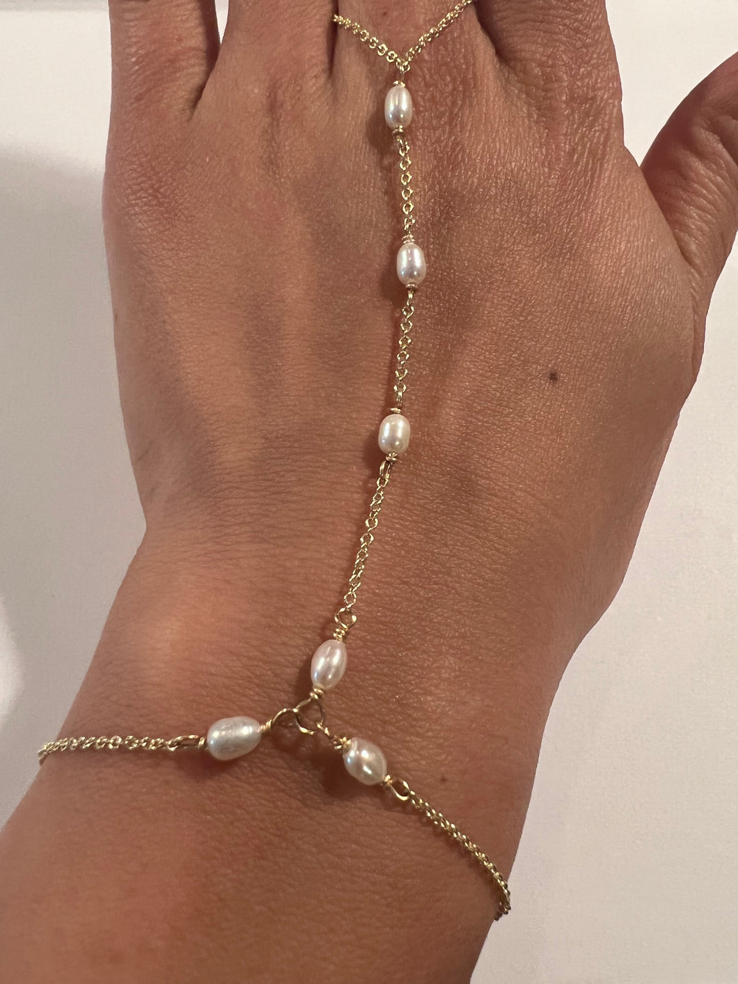 Alexandra Hand chain, ring, bracelet