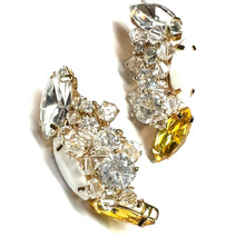 Load image into Gallery viewer, Canary Cluster Stud Earrings - Canary
