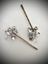 Load image into Gallery viewer, Starburst hair pin, Rhinestone Diamond hair pin