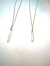 Load image into Gallery viewer, Small Quartz Point necklace