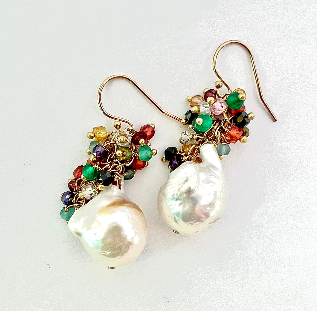 Baroque Pearl Festival earrings