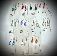 Load image into Gallery viewer, Festival Swarovski Crystal droplet necklace