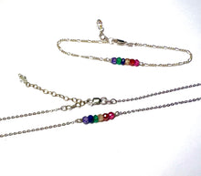 Load image into Gallery viewer, Chakra Stones Rainbow bracelet
