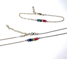 Load image into Gallery viewer, Chakra Stones Rainbow bracelet