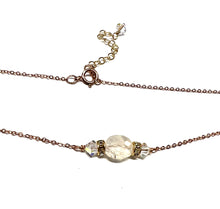 Load image into Gallery viewer, Moonstone choker necklace