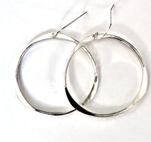 Load image into Gallery viewer, Hand Hammered Hoop earrings