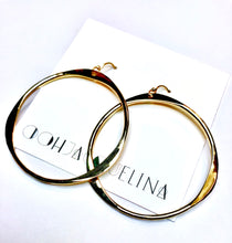 Load image into Gallery viewer, Hand Hammered Hoop earrings