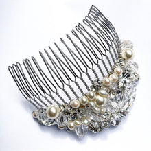 Load image into Gallery viewer, The Elizabeth Bridal Art Deco inspired tiara and hair comb