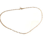 Paperclip Chain Necklace and Bracelet
