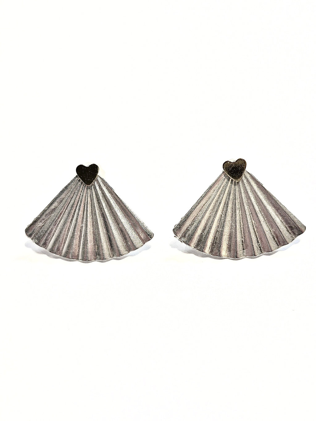 Fan Rhinestone Ear Jacket Earrings
