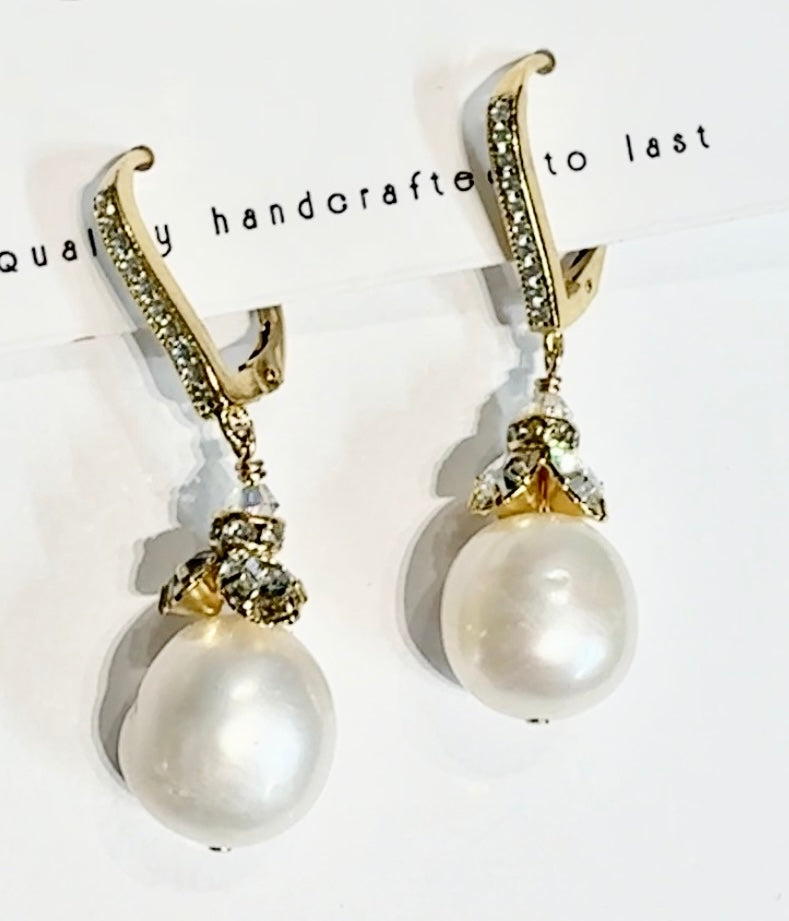 Simplicity Pearl Drop Earrings