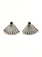 Fan Rhinestone Ear Jacket Earrings