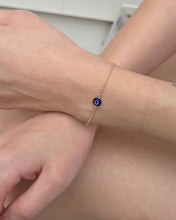 Load image into Gallery viewer, Gold Filled Evil Eye Bracelet
