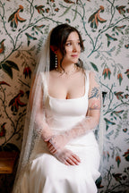The Jillian Pearl Spacer Necklace with Optional Back Drop