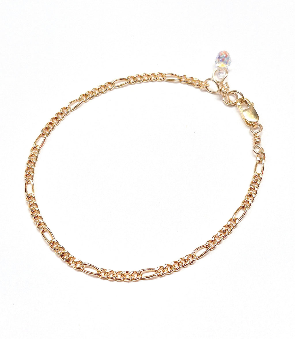 Figaro Chain Bracelet / Anklet