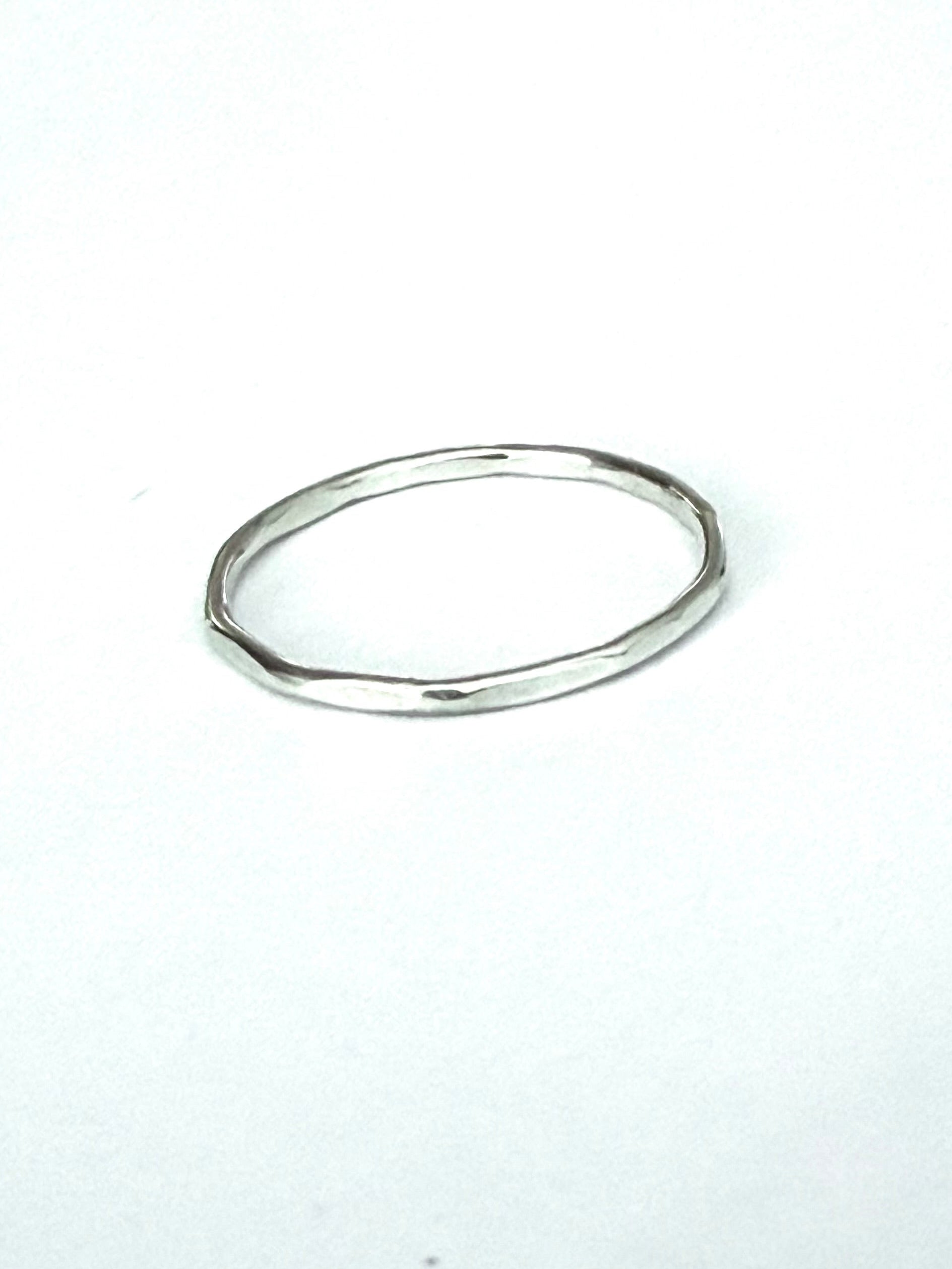 Hammered Stacking Ring