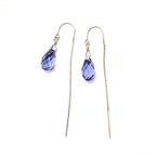 Swarovski Crystal Droplet Threader Earrings