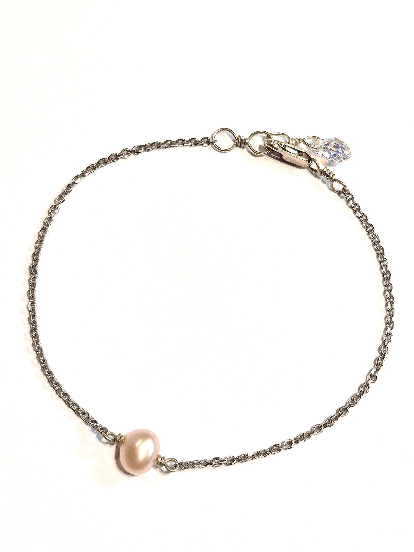 Single Round Pearl Bracelet