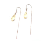 Swarovski Crystal Droplet Threader Earrings