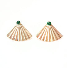 Load image into Gallery viewer, Secret Fan Ear Jacket stud earrings

