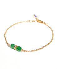 Load image into Gallery viewer, Jade sparkle bracelet
