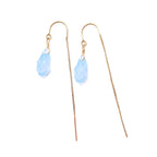 Swarovski Crystal Droplet Threader Earrings