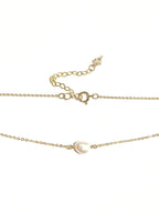 Keshi Pearl Choker Necklace with Swarovski Clasp