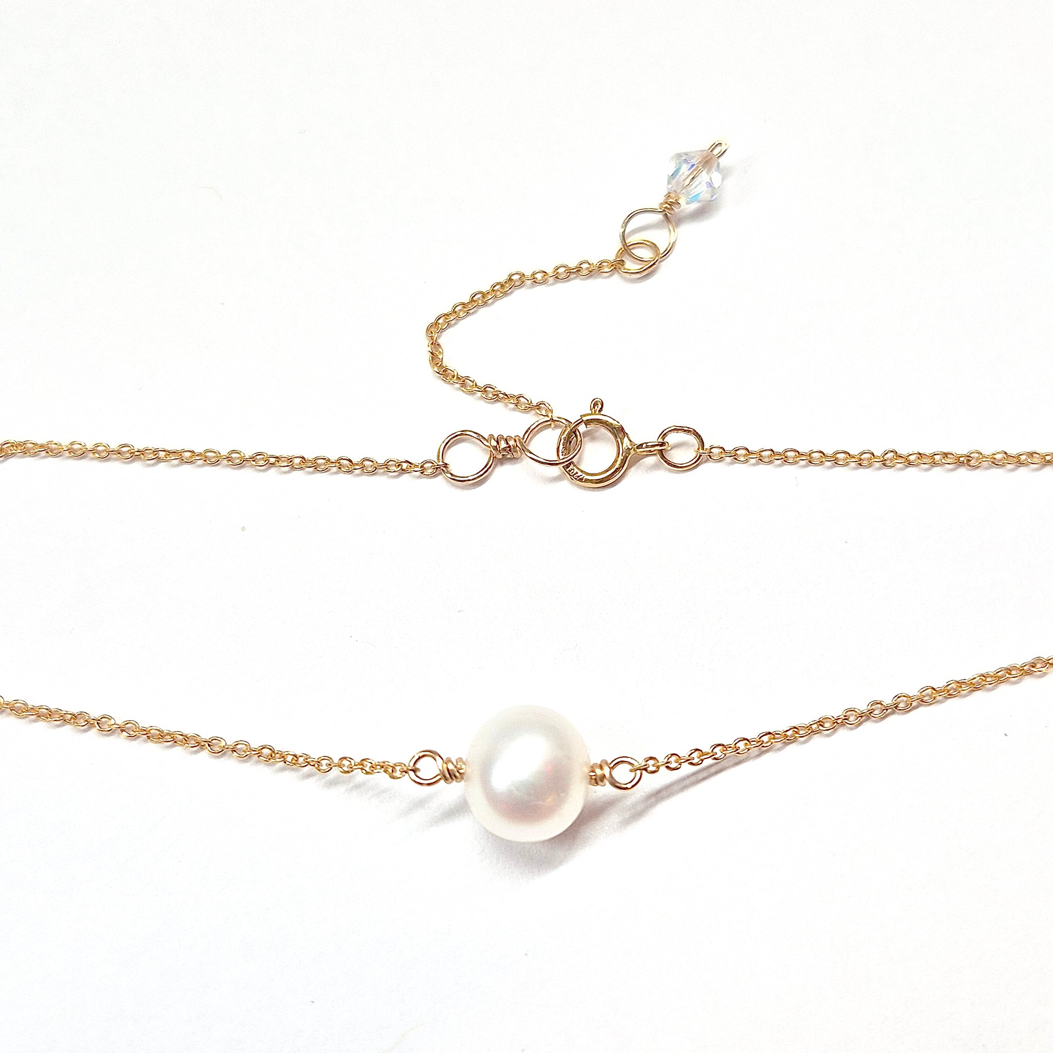 Single Pearl choker necklace – Oohjacquelina Jewelry & Permanent