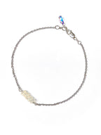 Opals in a Row Bracelet with Swarovski Clasp