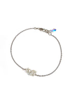 4 Keshi Pearls Bracelet with Swarovski Clasp