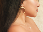 Melissa Baroque Pearl Drop Necklace