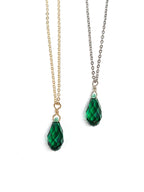 Swarovski Crystal Droplet Necklace with Swarovski Clasp