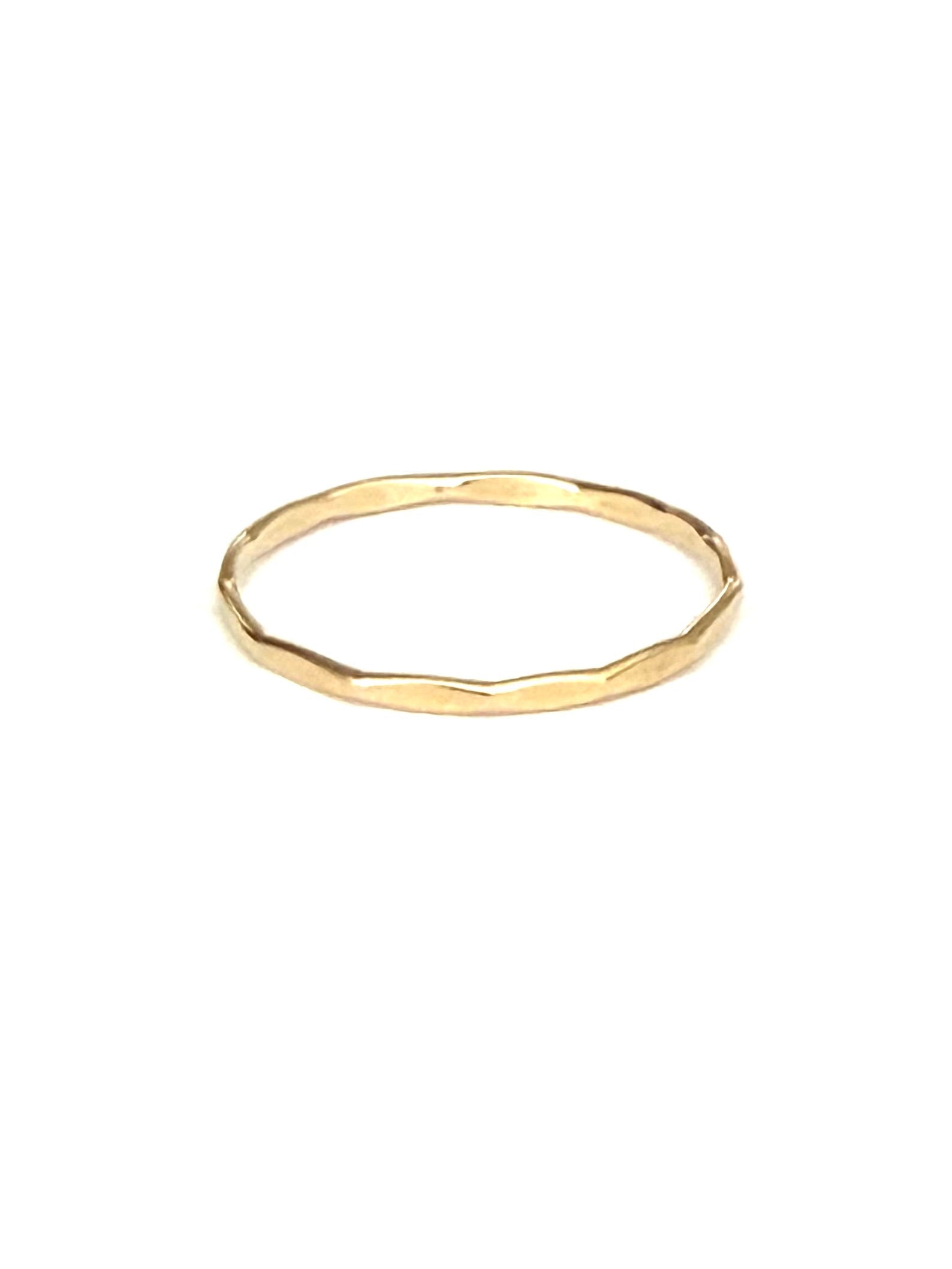Hammered Stacking Ring