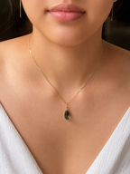 Swarovski Crystal Droplet Necklace: Many Colors Available