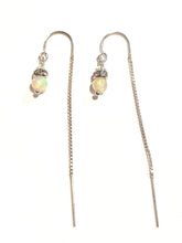 Load image into Gallery viewer, Opal Threader earrings
