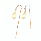 Swarovski Crystal Droplet Threader Earrings