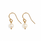Single Pearl Earrings