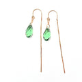 Swarovski Crystal Droplet Threader Earrings