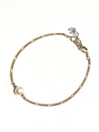 Single Round Pearl Bracelet