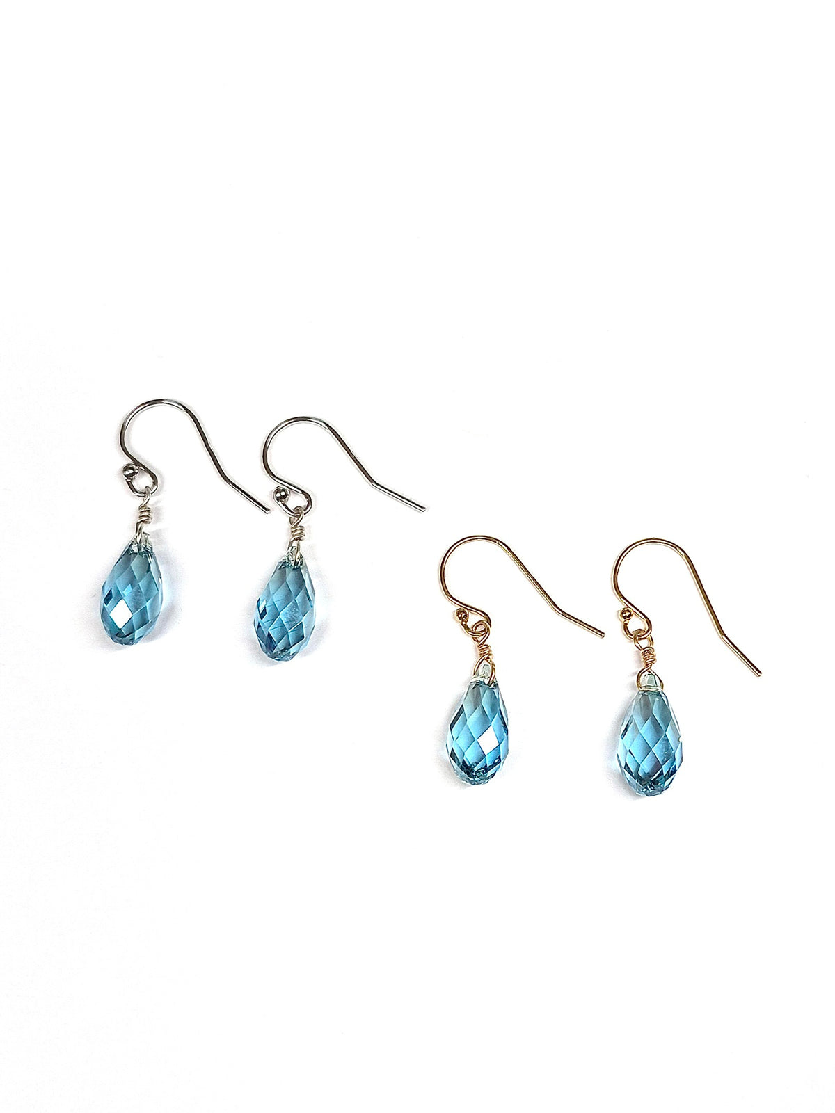 Swarovski Crystal Droplet Threader Earrings