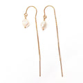 Keshi Pearl Threader Earrings