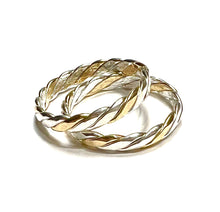 Load image into Gallery viewer, Wire Twist Stacking Ring
