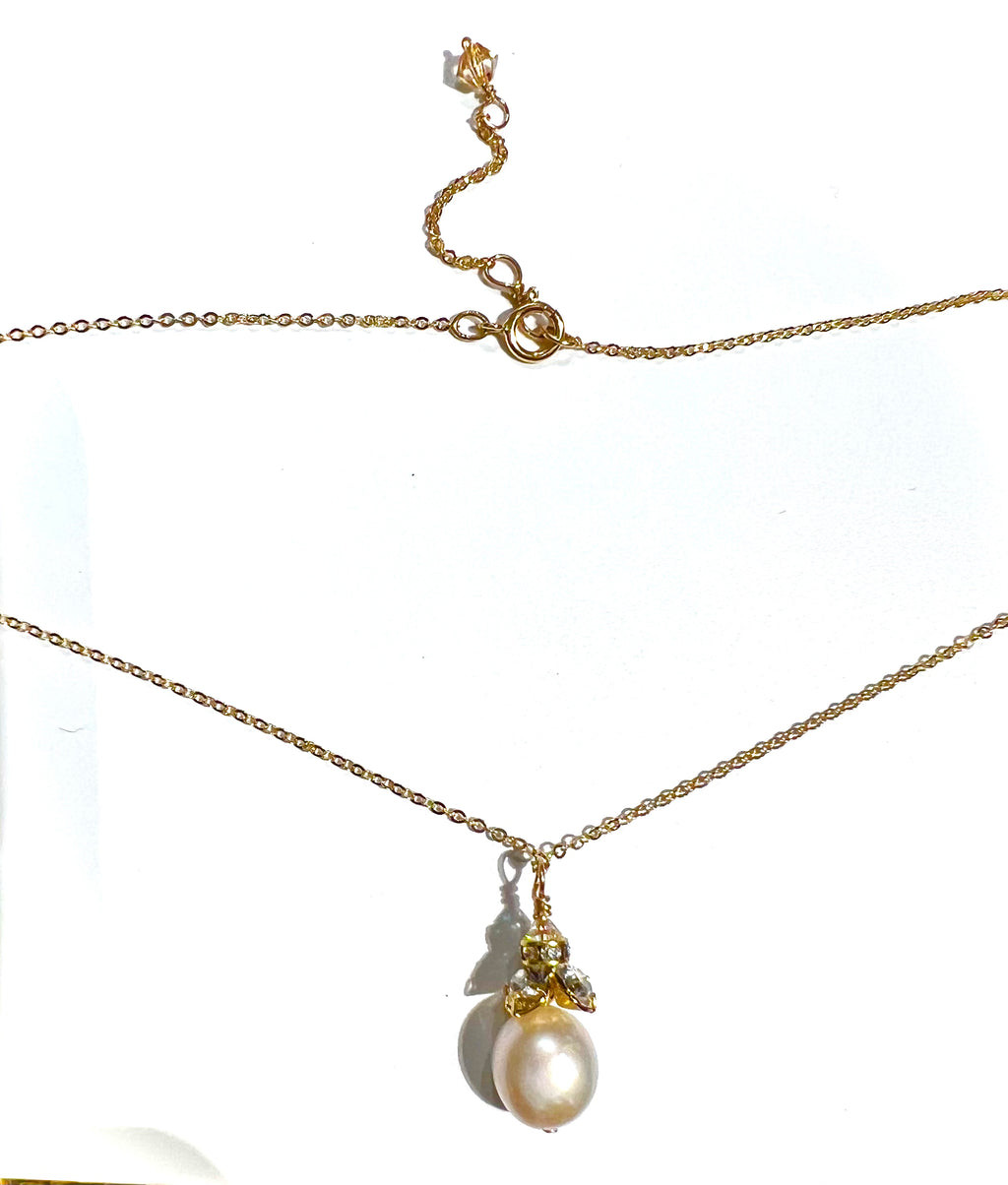 Melissa Baroque Pearl Drop Necklace