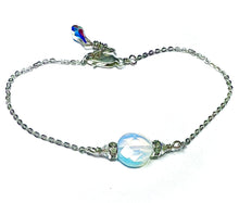 Load image into Gallery viewer, Opalite opal sparkle bracelet, opal and rhinestone bracelet
