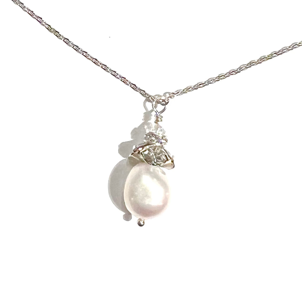 Melissa Baroque Pearl Drop Necklace