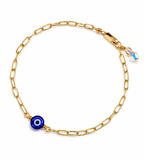Evil Eye Bracelet w Swarovski Clasp