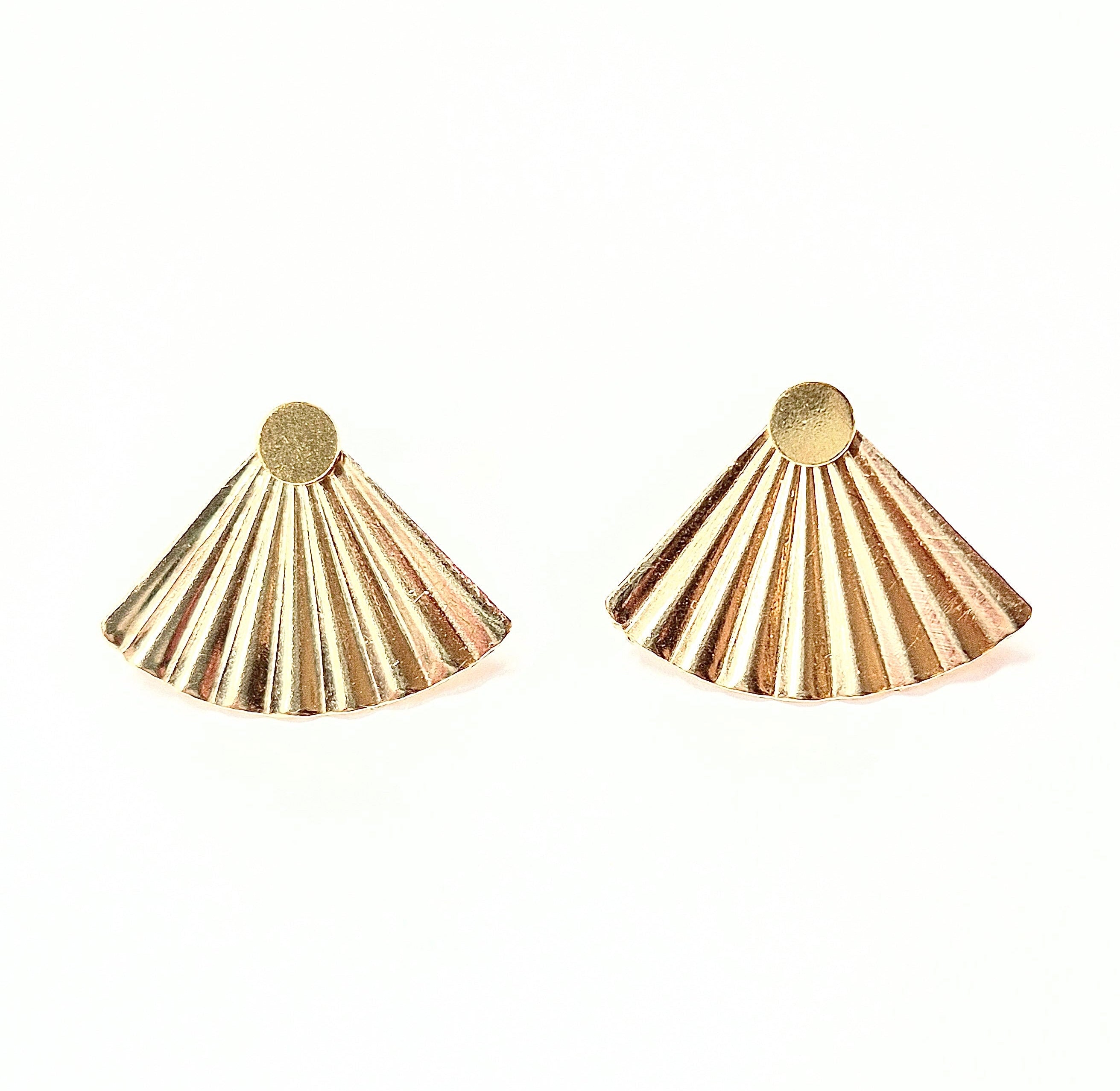 Gold Filled Ear_jacket_ with 14K GF circle stud 